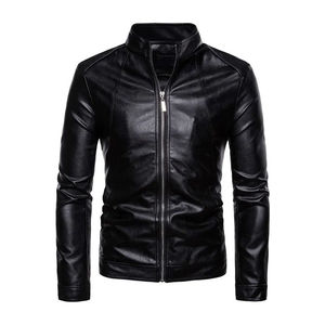 2024 superventas chaqueta de moda para hombre logotipo personalizado de alta calidad 100% chaqueta de cuero para hombres - Product Image 6
