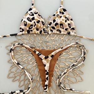 2025 nueva moda Sexy Girl Bikini roscado cereza impreso traje de baño playa Sexy mujer traje de baño 2 uds conjunto - Product Image 5