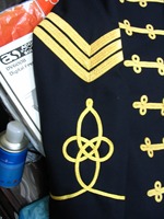 Uniforme de fanfare homme/femme sur mesure de qualité supérieure, tailles personnalisées, en soie, avec logo imprimé, design imprimé numériquement, couleur personnalisée