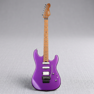 Guitare électrique professionnelle SBS SS300, corps en aulne massif 3 pièces, manche en érable flammé torréfié 6 cordes, tremolo Floyd Rose, Alnico - Product Image 1