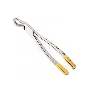 Fórceps Dental Premium de Media Oro con Patrón Americano para Molares Superiores Izquierdos |   Herramienta Manual de Acero Inoxidable Reutilizable para Cirugía Oral Dental - Product Image 5