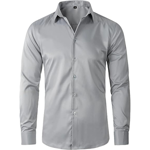 Chemises habillées pour hommes de haute qualité, personnalisables, coupe ajustée, décontractées, formelles, professionnelles, en coton, vêtements de travail, chemise à manches courtes - Product Image 4