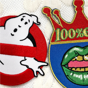 Premium colle brodé Patch fer sur coudre sur des patchs pour vêtements support badge autocollant point capable broderie badges patchs - Product Image 2