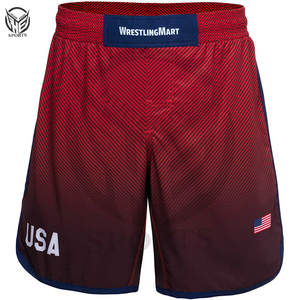 Ropa de Artes Marciales, Pantalones Cortos de MMA para Hombre, Pantalones Cortos de Lucha Libre, Personaliza Tu Propio Logotipo y Diferentes Materiales. - Product Image 4