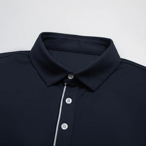 Polo de golf de manga corta bordado personalizado ajuste regular para hombres - Product Image 4