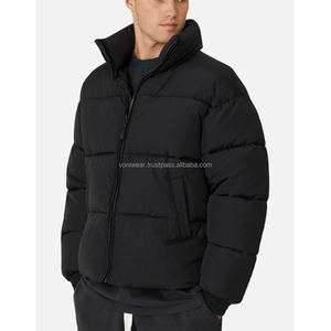 Chaqueta de invierno cálida de plumón de pato para hombre, Abrigo acolchado grueso con capucha para nieve de esquí, productos personalizados acolchados, chaqueta acolchada de burbujas de invierno para hombre - Product Image 4