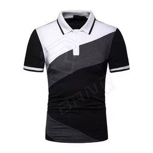 Camisa de botón de verano de estilo informal de alto precio, camisetas Polo personalizadas, camisetas Polo de manga corta estampadas para hombres, camisetas Polo de gran tamaño a la moda - Product Image 1