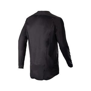 Camiseta de manga larga de secado rápido para hombre con logotipo personalizado de alta calidad, 100% poliéster, camiseta de carreras de motocross en blanco para motocicleta - Product Image 4