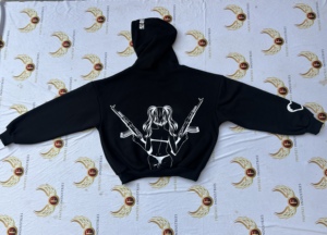 เสื้อมีฮู้ดแบบสวมหัวหลังดีไซน์เท่ๆของผู้ชายเสื้อวอร์มผ้าคอตตอน100% แฟชั่นสตรีทแวร์เล่นกีฬา - Product Image 2