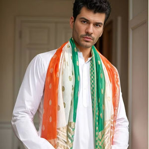 Kurta Casual de Algodón Orgánico para Hombre, Diseño Personalizado, Manga Larga, Cuello en V, Transpirable, Ecológico, Ropa de Verano, Precio al por Mayor B2B, MOQ Bajo - Product Image 5