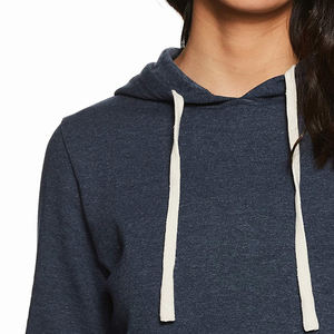 Sudaderas con capucha cortas personalizadas de lana de longitud corta para mujer, suéter de algodón, Sudadera con capucha corta para niñas adultas, sudaderas con capucha cortas de Color sólido para mujer - Product Image 6