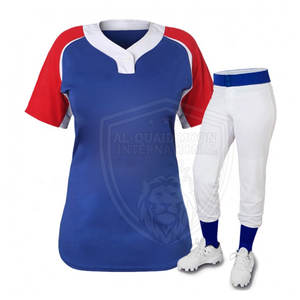 Recién llegado, uniforme de softbol con estampado de nombre personalizado, 100% poliéster, transpirable y de talla grande, conjuntos de ropa deportiva al mejor precio - Product Image 3