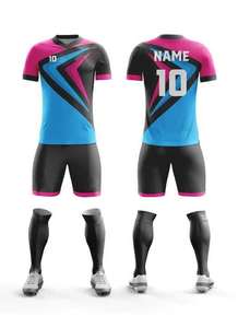 Uniforme Deportivo de Fútbol Personalizado de Alta Calidad, Transpirable, Conjunto de Uniforme Deportivo al por Mayor, Disponible en Camisetas de Fútbol para Clubes - Product Image 2