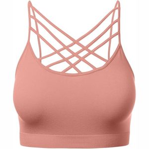 Nouvelle arrivée soutien-gorge de sport pour femmes sur mesure vêtements d'entraînement à bas quantité minimale de commande avec meilleur prix et soutien-gorge de sport à motif solide - Product Image 2