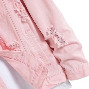 แจ็คเก็ตยีนส์ผู้ชายและผู้หญิง ปกพับได้ สไตล์สตรีทแวร์สุดเท่ แจ็คเก็ตยีนส์สำหรับฤดูหนาว - Product Image 6