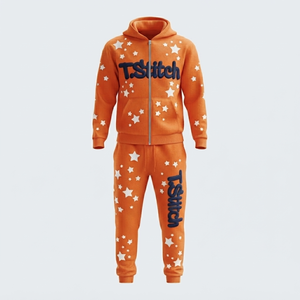 Conjunto de Sudadera con Capucha y Pantalones de Chándal Unisex, Diseño 2026, Estilo Invernal, Transpirable, Resistente al Viento, Ajuste Cómodo, Colores Sólidos - Product Image 4
