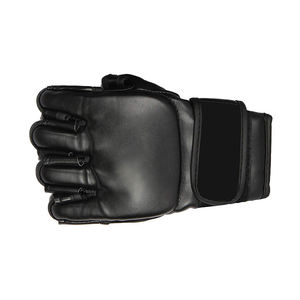 Gants d'entraînement de boxe et de MMA demi-doigts en cuir de vachette pour les arts martiaux et le sparring pour hommes - Product Image 2