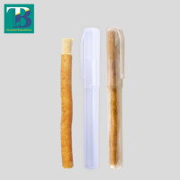 Étui/support en plastique AL-MUMEEZ de qualité supérieure pour bâtonnets de Miswak en racines naturelles de Salvadora Persica - Hygiène bucco-dentaire