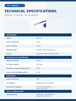 YYF SM1520 5mm 20cm Pince de chirurgie animale bipolaire pour la scellation des vaisseaux, à mâchoires droites, pour chirurgie ouverte