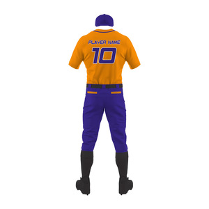 Professional Men <b>Baseball</b> Uniform Full <b>Set</b> Custom Sublimation Printed Jersey and Pants OEM ODM Manufacturer Pakistan - Product Image 3