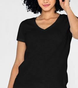 T-shirt de fitness pour femmes de qualité supérieure-Tissu léger et respirant-Parfait pour la course, le yoga et l'usure quotidienne col en V - Product Image 6