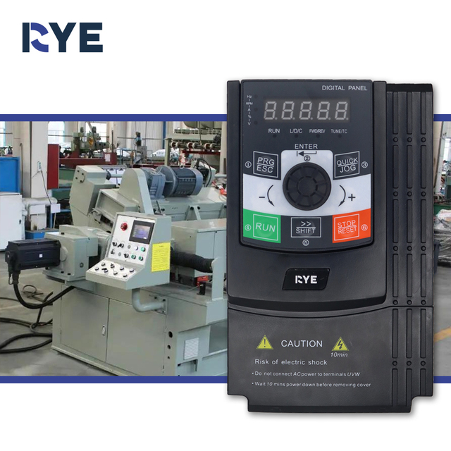 RYE VFD CM530H 4KW 5.5KW Single/Three Phase 220V Input 380V Output AC Drive IP20 Motor Speed Controller