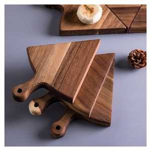 Planche à découper en bois naturel écologique, design moderne et luxueux, rectangulaire, de qualité alimentaire, finition sûre, multifonctionnelle, 2,0 cm - Product Image 5