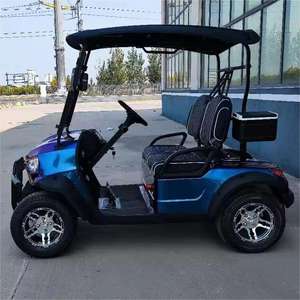 Carrito de Golf Eléctrico de Lujo de 4 Plazas, Económico, con Conducción Silenciosa, Asientos Cómodos y Diseño Elegante, Ideal para Villas y Complejos de Ocio - Product Image 1