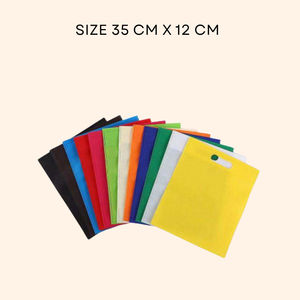 Colorful Everyday Tote <b>Bag</b> with Die cut Handles <b>Reusable</b> Spunbond Custom Carry <b>Bag</b> for Retail - Product Image 2