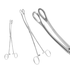 Foerster Basic Forceps Set 25cm High Quality Stainless Steel Manually Operated Straight Serrated Jaws <b>Basis</b> <b>Surgical</b> <b>Instruments</b> - Product Image 1
