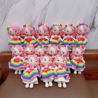 Articles chauds en gros Kawaii arc-en-ciel robe princesse avec accessoire Amigurumi poupée Sofia poupée meilleur anniversaire cadeau de noël pour les enfants