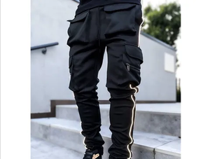 กางเกงจ็อกเกอร์ผู้ชายผ้าคอร์ดูรอยดีไซน์ล่าสุด ทรงลำลอง กันยับ น้ำหนักปานกลาง สวมใส่สบาย จากโรงงานโดยตรง - Product Image 6