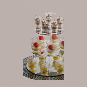 Recipiente para llevar de plástico dorado redondo de 10 piezas para 8 porciones individuales - Product Image 4