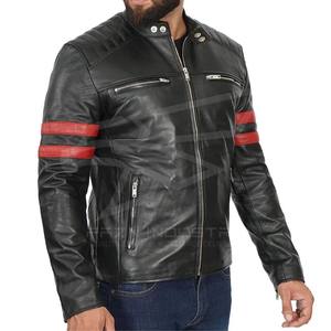 Chaqueta de cuero de calidad superior para hombre estilo con chaqueta de cuero Original 100% chaquetas de cuero suave para hombre - Product Image 4