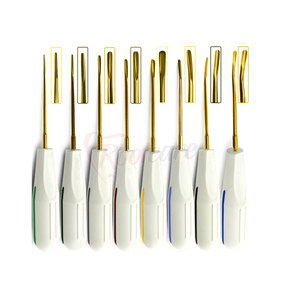Elevadores de raíz de luxación con mango de plástico, elevadores de raíz dental, juego de elevadores de luxación, instrumentos de extracción de dientes - Product Image 6