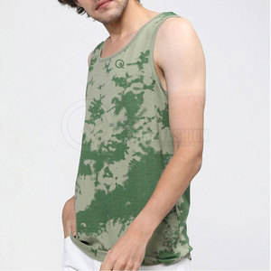 เสื้อกล้ามผู้ชายสีพื้นคุณภาพสูง ทรงหลวม ใส่สบาย เหมาะสำหรับออกกำลังกาย ใส่ลำลองที่บ้านและใส่เดินเล่น - Product Image 3