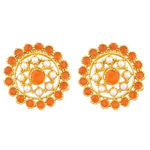 Bijoux indiens en gros cristal fausse perle multi-couches collier ras du cou en perles boucles d'oreilles ensemble fabricants de bijoux - Product Image 5