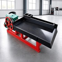 Table vibrante à double pont pour la séparation minérale – Équipement de séparation gravitaire pour l'enrichissement des minerais d'or, d'étain et de tungstène