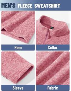 Sweat-shirt à capuche à manches longues doublé de polaire thermique pour hommes, veste pour le golf et le travail en plein air en hiver - Product Image 5