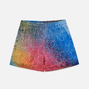 Short en maille à taille élastique personnalisable de qualité supérieure Broderie par sublimation solide écologique pour les activités de plein air Séances de gymnastique - Product Image 5