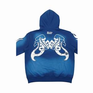 Motion Lovers Sweat à capuche zippé d'hiver imprimé sur mesure pour hommes femmes 100% coton polaire décontracté et vêtements de rue - Product Image 2