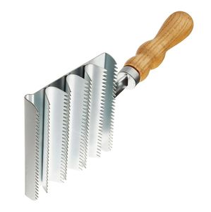 Animal <b>Curry</b> <b>Comb</b> with Wooden Handle and Stainless Steel Head Grooming Tool for Livestock Wide Veterinary Instruments Available - Product Image 5