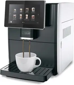 Farenheit Epsilon Super Automatic Coffee Machine, Espresso Maker and Cafetera Automatic comes w/ 11 Brew Selections, 7 Inch AI