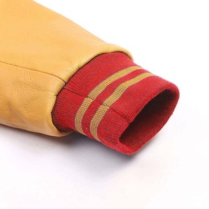 Vente en gros, prix bon marché, meilleure vente, tissu polaire et cuir de qualité supérieure avec logo personnalisé pour hommes, vestes d'université d'hiver - Product Image 3