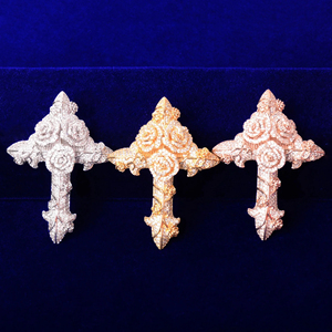 Joyería Hip Hop, Colgante de Cruz de Lujo con Incrustaciones de Diamantes, para Cadena Cubana, Plata 925, Colgante con Diamantes Moissanite - Product Image 4