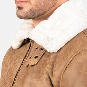 เสื้อแจ็คเก็ตหนังบุขนสำหรับผู้ชาย วัสดุระบายอากาศ น้ำหนักเบา ทนทาน สวมใส่สบาย เหมาะสำหรับฤดูหนาว ขายดี ราคาสมเหตุสมผล - Product Image 5