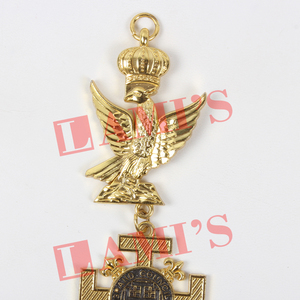 Cruz Roja de alta calidad de Constantino Grandes Oficiales Collarette Jewel Masonic Regalia Jewel para uniforme - Product Image 3