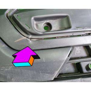 กันชนหน้าแบบเต็มคัน ฟอร์ด ทรานซิท คัสตอม ซีรีส์ BK21-17K819 (12>22) - Product Image 4