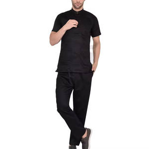 ชุดสครับแพทย์คุณภาพพรีเมียมรุ่นใหม่ล่าสุด ปรับแต่งได้ ผลิตจากผ้าฝ้าย 100% สำหรับผู้ชาย - Product Image 1