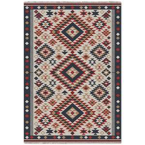 Netline Home Ember Diamonds Warm Brown Heritage <b>Washable</b> <b>Rug</b> - Product Image 2